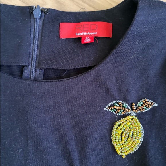 Saks Fifth Avenue Red Label Navy Top - Picture 3 of 8